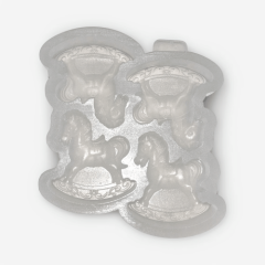 Молд силиконовый "Лошадка-качалка" 3,8х3,8 см 										