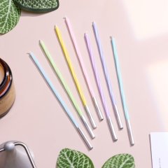 Свечи декоративные Разноцветные 11,5 см 7 шт 7003967