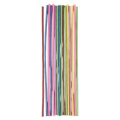 Свечи декоративные незадуваемые Разноцветные 16,8 см 24 шт 2842408   