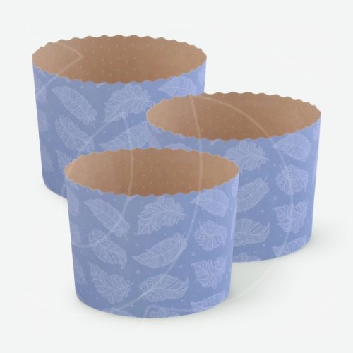 Форма для кулича "Перышко голубое" D110 H85 1 шт 