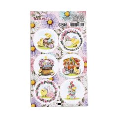 Наклейки декоративные "Пасхальные цыплята" 10326844