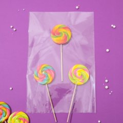 Пакетик прозрачный для сладостей 7х10 см 100 шт Пак-7