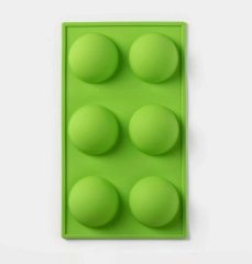 Форма силиконовая "Полусферы" 6,5 см 6 шт 1687530