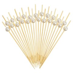 Шпажки деревянные "Жемчужинка" 50 шт 7390341