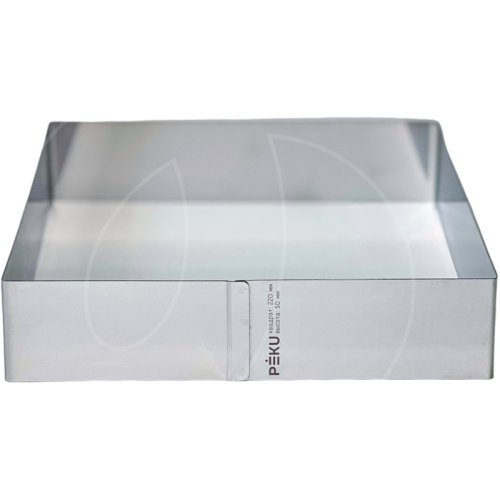 Форма металлическая для выпечки Квадрат PEKU H5 W22 см КВ/5/22/22