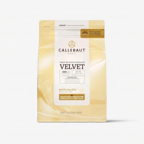 Шоколад белый CALLEBAUT "Velvet" 32-33% 500 г W3-595