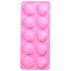 Форма силиконовая для шоколада "Пасха" 10 шт 708049