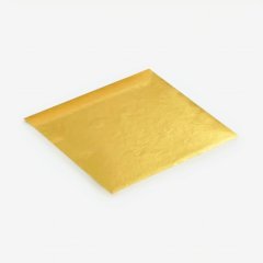 Поталь листовая непищевая Золотая 8х8,5 см 5 шт 