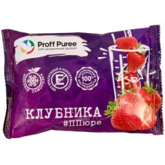 Пюре замороженное Proff Puree Клубника 250 г 