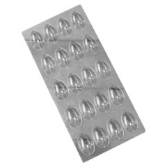 Форма пластиковая "Половинки яиц" 20 шт 51319